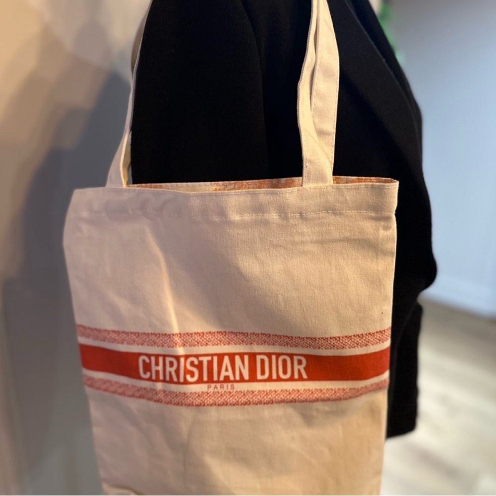 Christian Dior Canvas Tote Bag